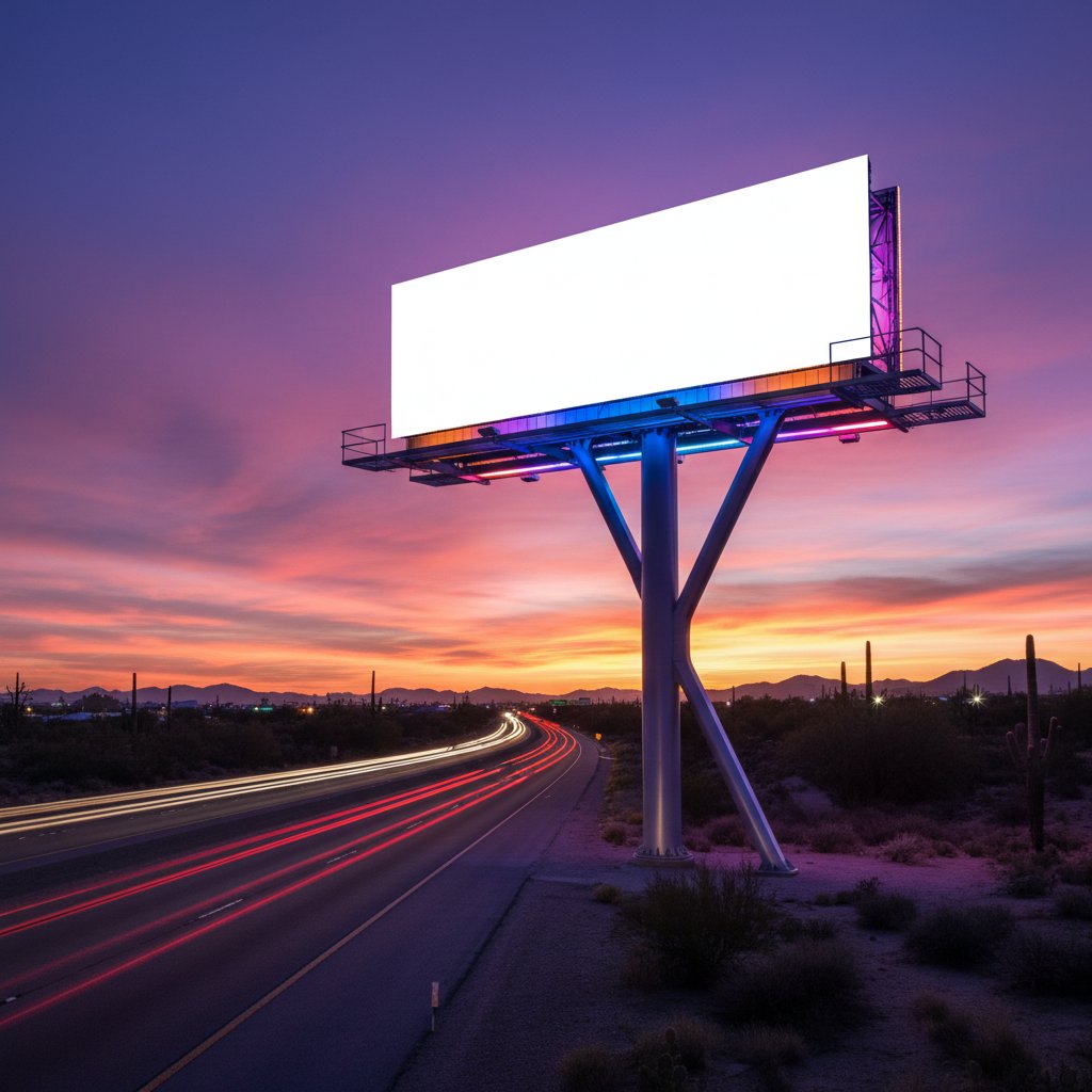 Manchester Shopping District Billboard